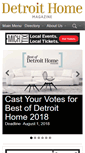 Mobile Screenshot of detroithomemag.com